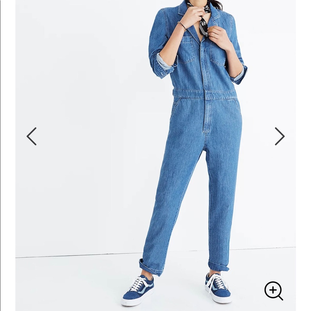 Madewell Denim Coverall Jumpsuit